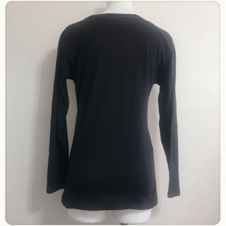 ご購入者様決定[スポンジボブ]ロンT 長袖Tシャツ 黒 トップス ルーム