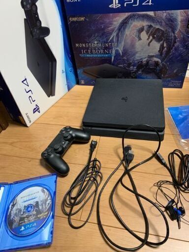 SONY PS4 本体 ブラック 500GB モンスターハンターワールド ソフト PS4