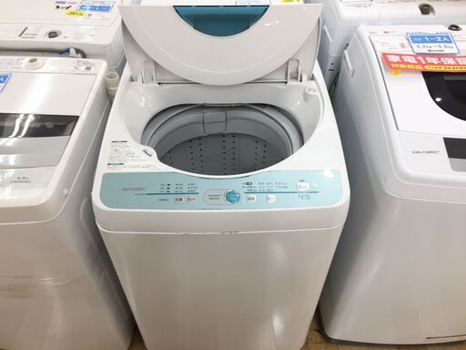 安心の6ヶ月保証付き！SHARP 全自動洗濯機4.5kg【トレファク岸和田】