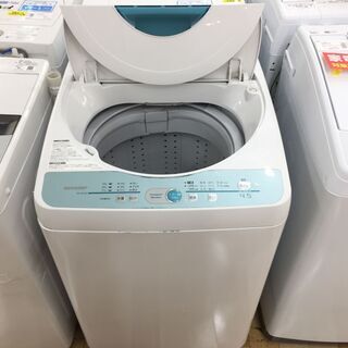 生活家電 安心の6ヶ月保証付き！SHARP 全自動洗濯機4.5kg【トレファク