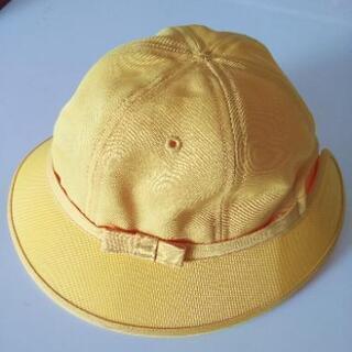通園 帽子 黄色 M