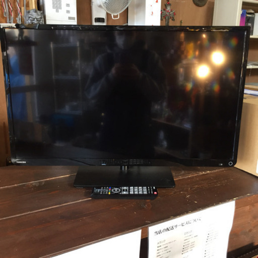 ◆良品◆TOSHIBA REGZA 32V型 2015年製 32S8 リモコン mini B-CAS付 液晶テレビ 東芝 レグザ