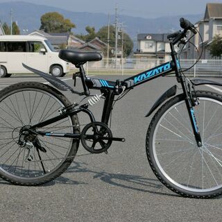 新品　KAZATO　２６インチマウンテンバイク　折畳自転車　汚れ...