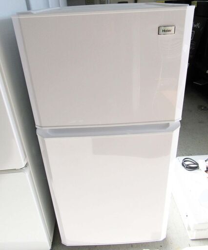 【恵庭】Haier/ハイアール 冷凍冷蔵庫 16年製 106L JR-N106K ホワイト 中古品 paypay支払いOK!