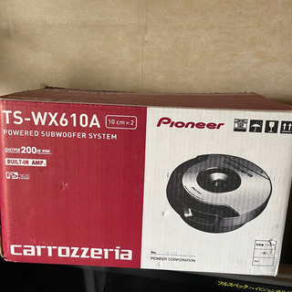 【ネット決済】carrozzeria ウーハースピーカー箱、付属品