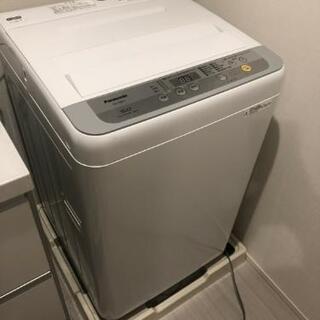 【ネット決済・配送可】パナソニック 洗濯機 5kg 美品 17～...