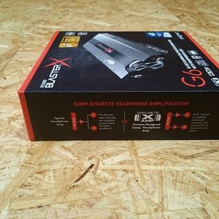 未開封品】USB DAC｜Sound BlasterX G6｜SBX-G6【店頭ご来店購入