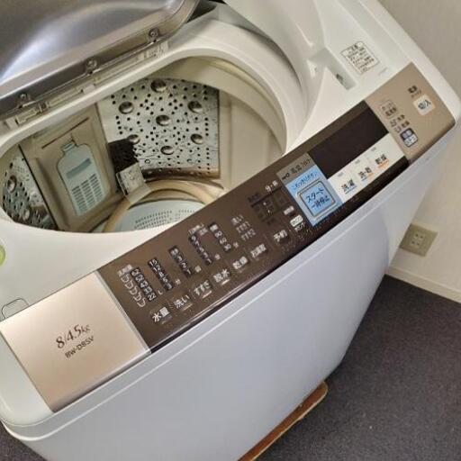 h320売約済み■下見・配送設置OK■2013年製 日立 ヒタチ ビートウォッシュ 洗濯8.0kg 乾燥4.5kg 全自動洗濯機 乾燥機付き BW-D8SV