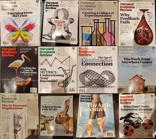英語学習用にいかがでしょう！　Harvard Business Review（英雑誌）セット