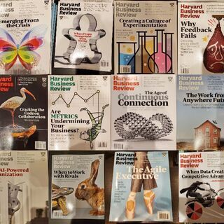 英語学習用にいかがでしょう！　Harvard Business Review（英雑誌）セット