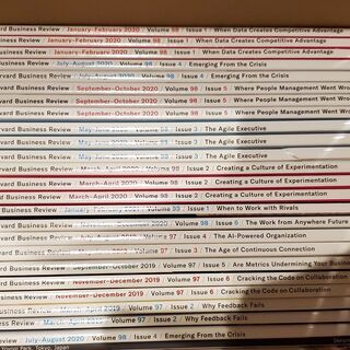 英語学習用にいかがでしょう！　Harvard Business Review（英雑誌）セット
