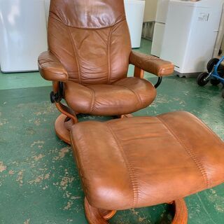 ★EKORNES★エコーネス ストレスレスチェア オットマン付 ...