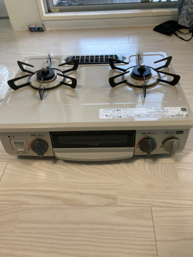 【取引先決定】リンナイ　グリル付ガステーブル 2019型　KG34NBE