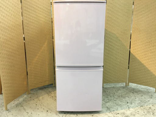 【愛品館江戸川店】SHARP137リットル　2ドア冷凍冷蔵庫「SJ-14E2-SP」（2015年製）お問い合わせID:143-012859-007　配送可