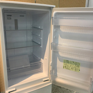 愛品館江戸川店】SHARP167リットル 2ドア冷凍冷蔵庫「SJ-DA17D-W 