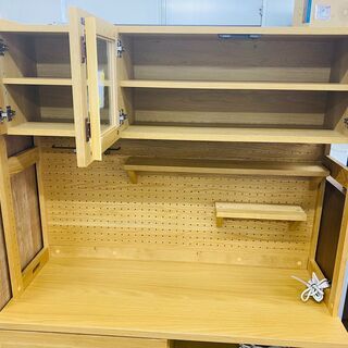 値下げ❕レンジボード❕食器棚❕ゲート付き軽トラ”無料貸出❕購入後