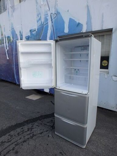 ☆3D簡易清掃済み☆2012年製☆SHARP シャープ ノンフロン冷凍冷蔵庫  両開き可能 SJ-WA35W-S 3 15