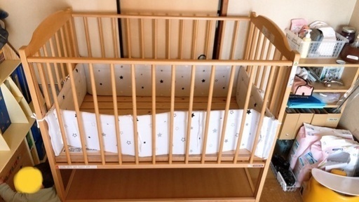 SAWA BABY ベビーベッド ハイタイプ ベビーベッド サワベビー 白