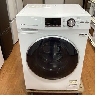安心の6ヶ月間動作保証付！2017年製AQUAのドラム式洗濯機！