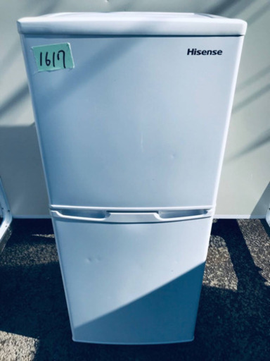 1617番 Hisense✨2ドア冷凍冷蔵庫✨HR-B106JW‼️
