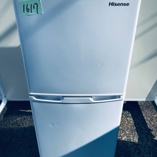 1617番 Hisense✨2ドア冷凍冷蔵庫✨HR-B106JW‼️ 1617番 Hisense✨2ドア冷凍冷蔵庫✨HR-B106JW‼️