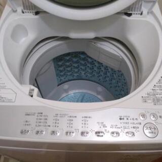 東芝 ステンレス漕洗濯機 6kg  美品 