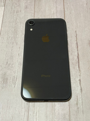 iPhone XR Black 128 GB SIMフリー　新品のガラスフィルム付き！