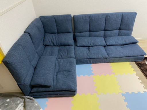マナベインテリアハーツローソファーブルー りん 志紀のソファの中古あげます 譲ります ジモティーで不用品の処分 マナベインテリアハーツローソファーブルー りん 志紀のソファの中古あげます 譲ります ジモティーで不用品の処分