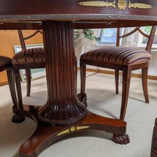 イタリア製　アンティークダイニングセット　値下げ交渉可