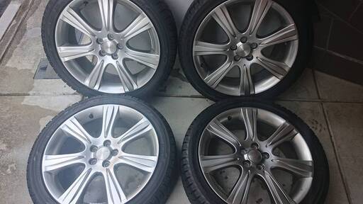 【屋内保管】バリ溝！レガシィ 3.0R Spec-B 純正 18インチホイール × ヨコハマ スタッドレス ice GUARD 6（2018年10月製造）
