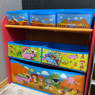 トイザらストイストーリー収納ラック E Ki 野方の収納家具 おもちゃ箱 の中古あげます 譲ります ジモティーで不用品の処分