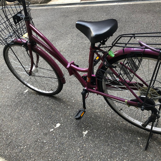 【ネット決済】自転車　折り畳み自転車　ママチャリ　LEDオートライト