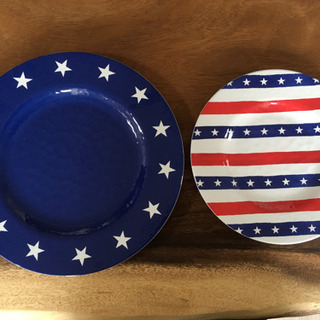 アメリカンなお皿2枚セット