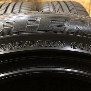 新車外し 2020年製 BS POTENZA RE050A 225/50R18 18インチ 夏タイヤ 4 