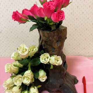 ☆アンティーク・屋久杉?工芸品・高さ30㎝×横35㎝・天然木