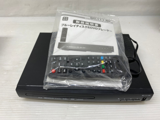 【美品✨✨リモコン 説明書付いてます❗️】BD-111-BK ブラック