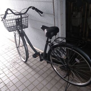 自転車　26インチ　カギ付