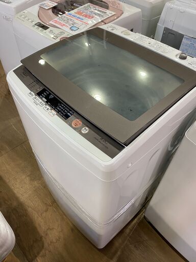 【管理IS029013-104】 AQUA 2018年製 AQW-GV80E 8.0kg洗濯機