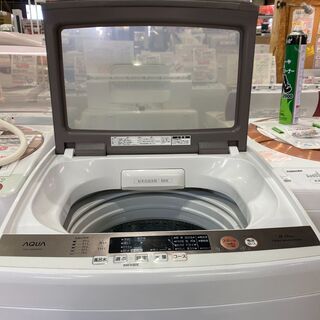 【管理IS029013-104】 AQUA 2018年製 AQW-GV80E 8.0kg洗濯機