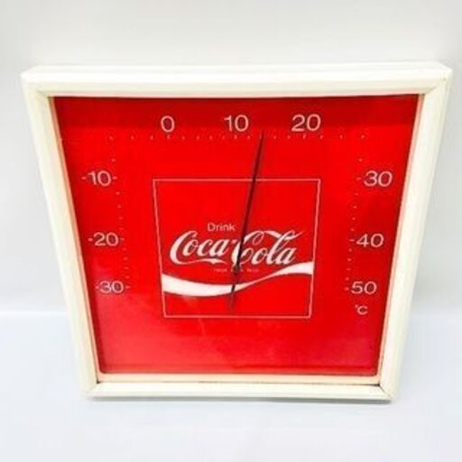 コカ・コーラ 温度計 壁掛け 室温計 非売品 ノベルティ 昭和 レトロ