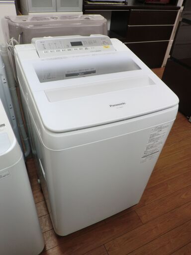 【中古品】Panasonic　8.0Kg洗濯機　NA-FA80H5　2017年製
