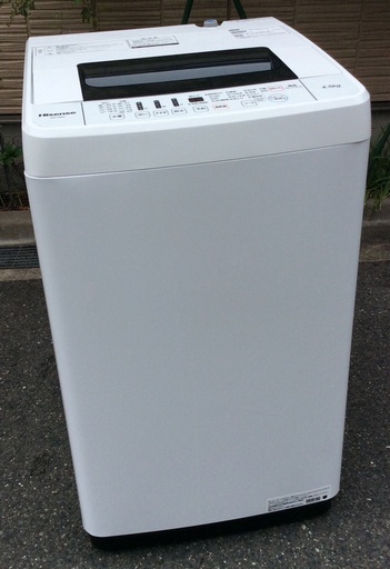 【RKGSE-482】特価！ハイセンス/Hisense/4.5kg洗濯機/HW-T45C/中古/2019年製/当社より近隣無料配達OK！