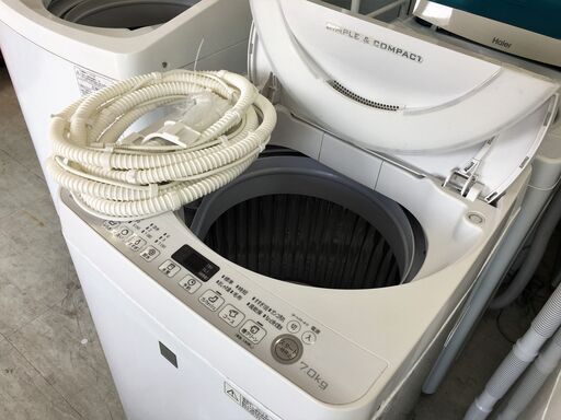 シャープ7.0K洗濯機　2016年製！！　　分解クリーニング済み！！！