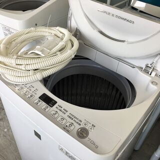 シャープ7.0K洗濯機 2016年製！！ 分解クリーニング済み！！！