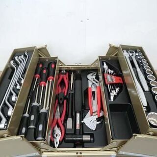 美品 TONE 両開きツールセット TSS4331HG メンテナンス用 BX331ケース 