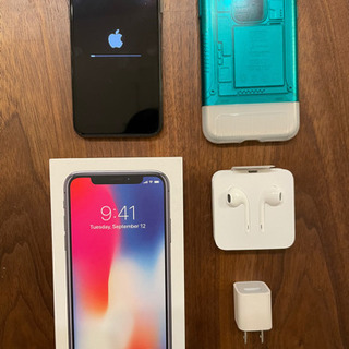 iPhone X space gray 64GB SIMフリー