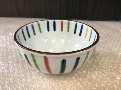 【新品】9個セット 食器 どんぶり おしゃれ 和食器 モダン お好み丼 うどん アウトレット カフェ風 撥水十草一服碗（大）