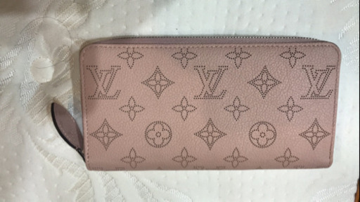 LOUIS VUITTON ルイヴィトン ジッピーウォレット M61868 長財布 モノグラム マヒナ マグノリア(ピンク)/083014