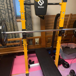 ベンチプレス・バーベル・プレート・ベンチセット