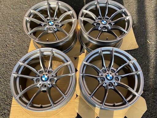 美品♪　希少ＢＭＷ純正Ｖスポーク513 18インチ鍛造 M3,M4,3シリーズ